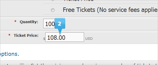 adjusted ticket price