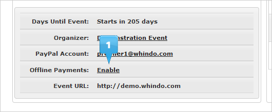 Sell tickets offline