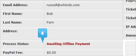 Sell tickets offline