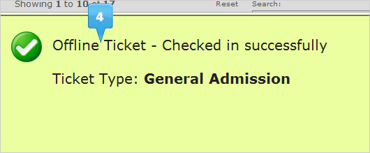 can i sell tickets offline