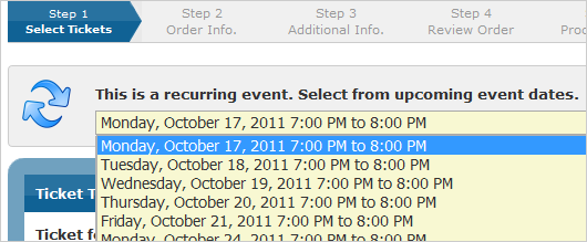 Repeating Events